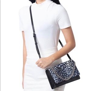 Kate Spade Cameron Soirée Dot Convertible Crossbody Black Handbag